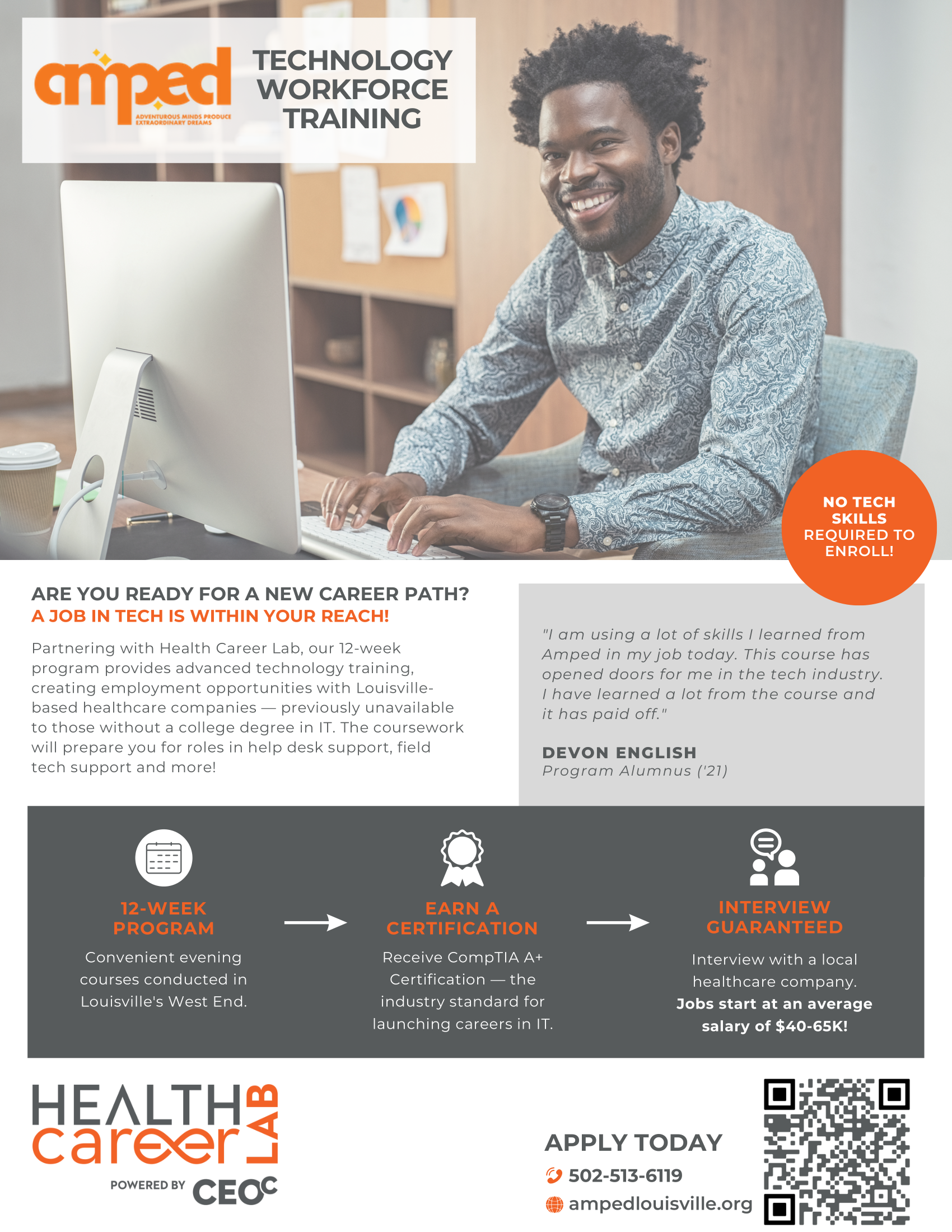 Amped CompTIA A+ Training – Starts Sept. 5th, 2023 - AMPED Louisville